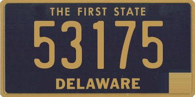 DE license plate 53175