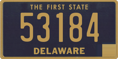 DE license plate 53184