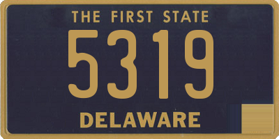 DE license plate 5319