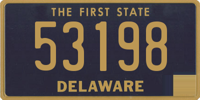 DE license plate 53198