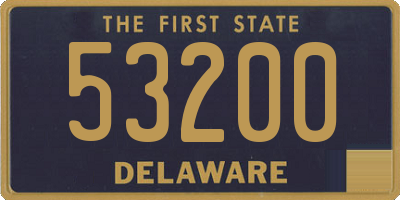 DE license plate 53200
