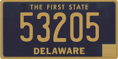 DE license plate 53205