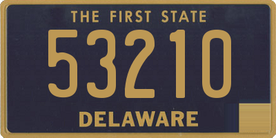 DE license plate 53210