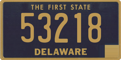 DE license plate 53218