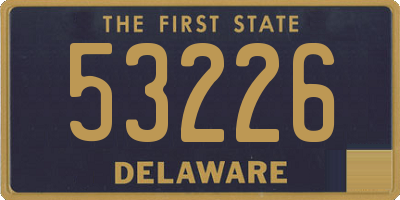 DE license plate 53226