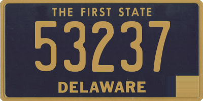 DE license plate 53237