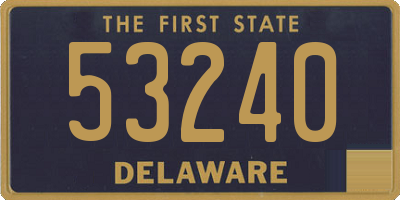 DE license plate 53240