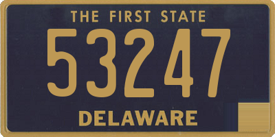 DE license plate 53247