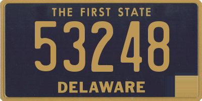 DE license plate 53248