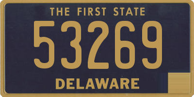 DE license plate 53269