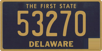 DE license plate 53270