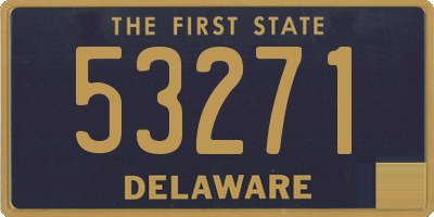 DE license plate 53271