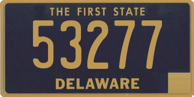 DE license plate 53277