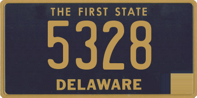 DE license plate 5328