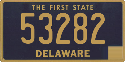 DE license plate 53282