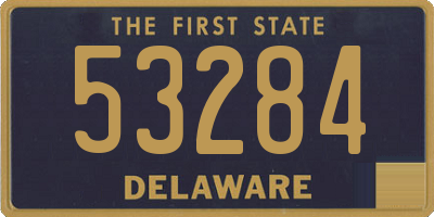 DE license plate 53284