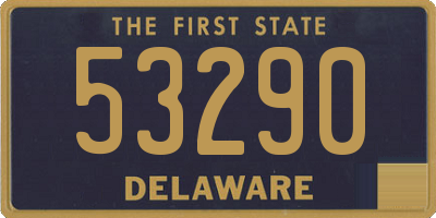 DE license plate 53290