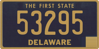 DE license plate 53295