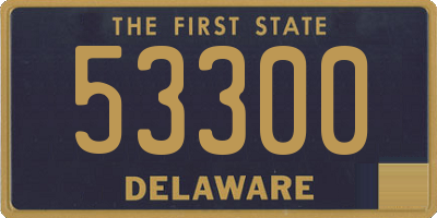 DE license plate 53300