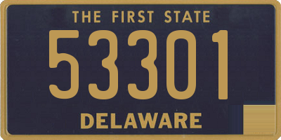 DE license plate 53301