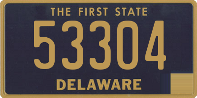 DE license plate 53304