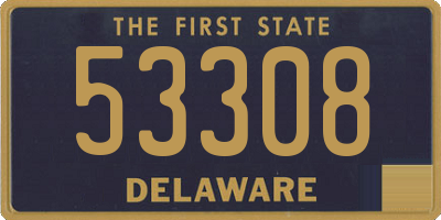 DE license plate 53308