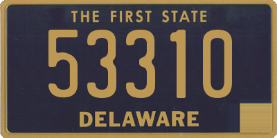 DE license plate 53310