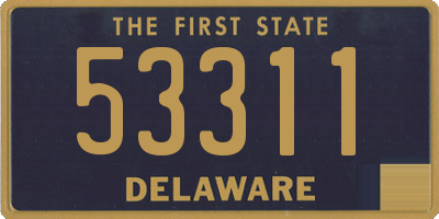 DE license plate 53311