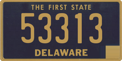 DE license plate 53313
