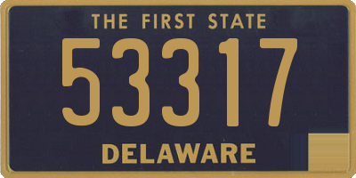 DE license plate 53317