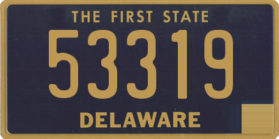 DE license plate 53319