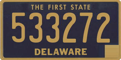 DE license plate 533272