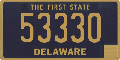 DE license plate 53330