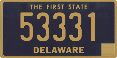DE license plate 53331