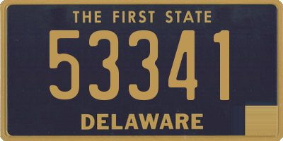 DE license plate 53341
