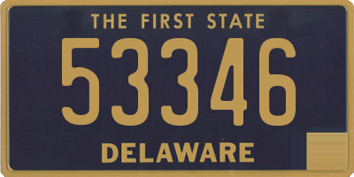 DE license plate 53346