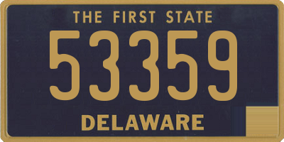 DE license plate 53359