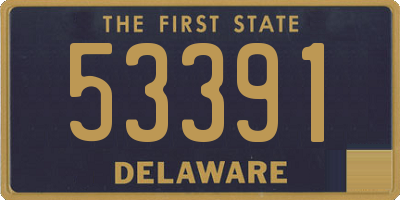 DE license plate 53391