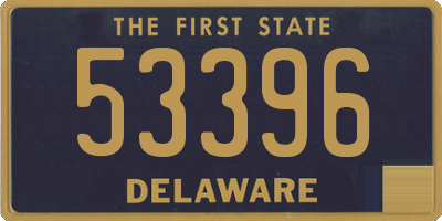 DE license plate 53396