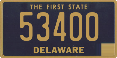 DE license plate 53400