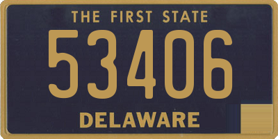 DE license plate 53406