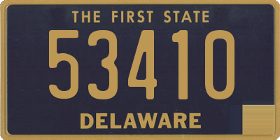 DE license plate 53410