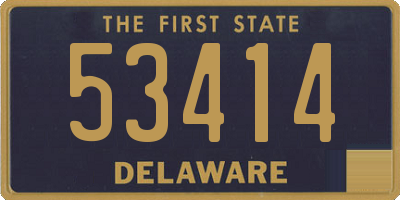 DE license plate 53414