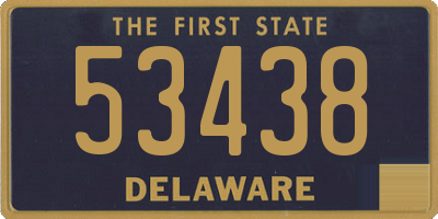 DE license plate 53438