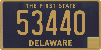 DE license plate 53440
