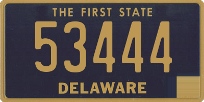 DE license plate 53444