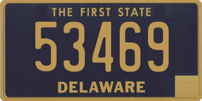 DE license plate 53469