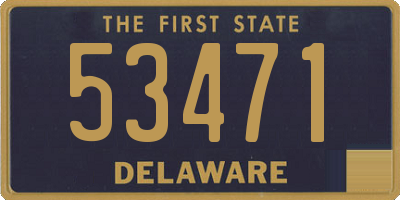 DE license plate 53471