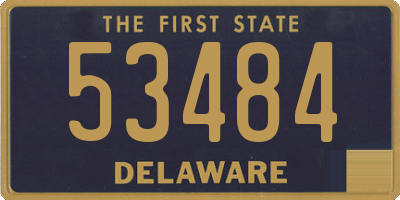 DE license plate 53484