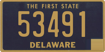 DE license plate 53491